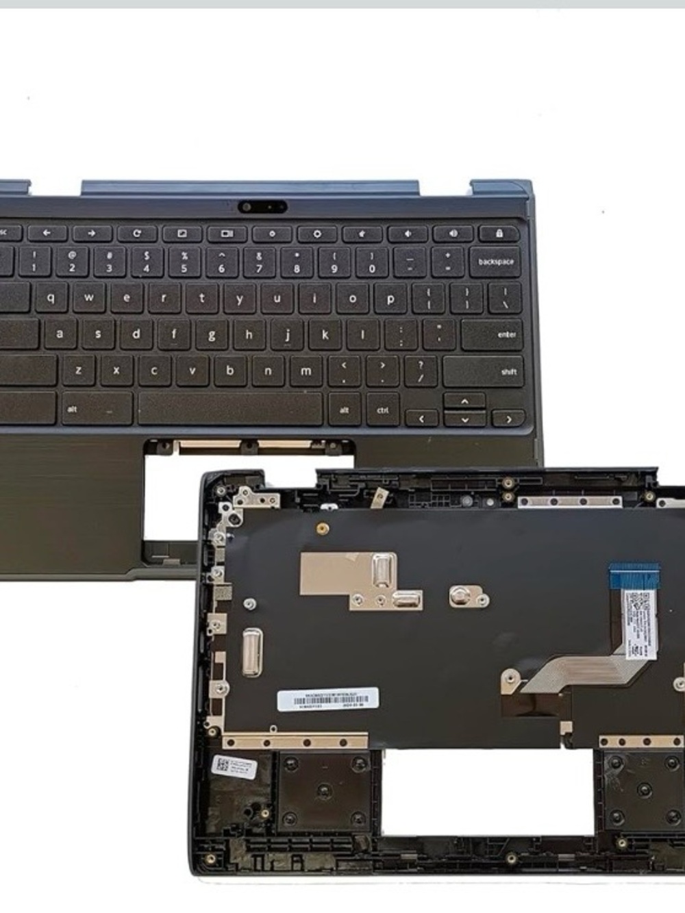 Replacement Black Laptop Keyboard and Top Case Assembly